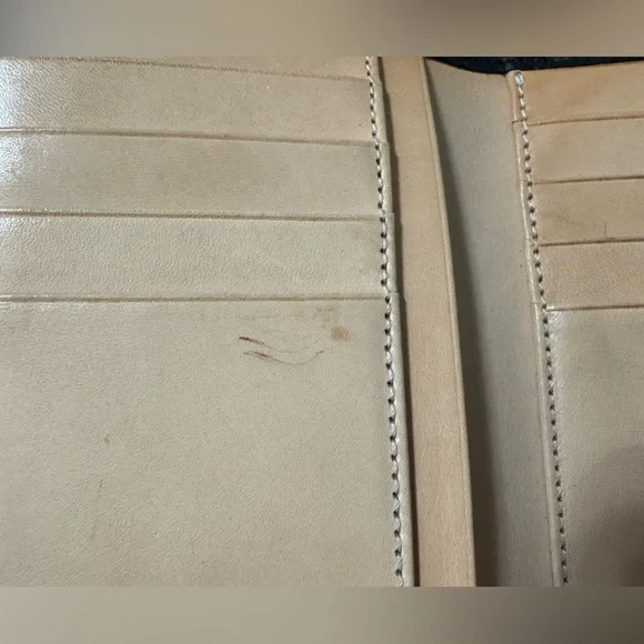 Coach Monogram Black and Gray Tri-fold Wallet - Picture 5 of 8